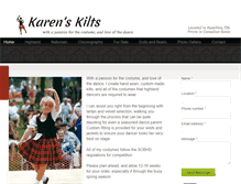 Tablet Screenshot of karenskilts.com